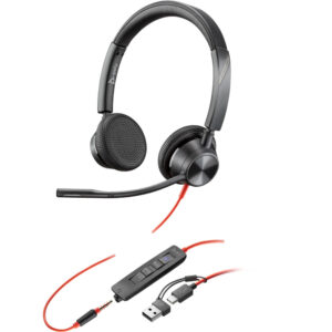 POLY - Headphones - Blackwire 3325 Stereo Microso
