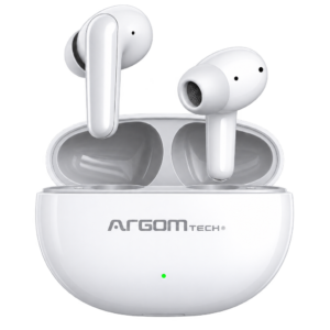 SKEIPODS E21 - ACTIVE Noise Canceling- 2C FAST Charging - Multi-Point Connection - Quad Microphones - 28H - Low Latency Gaming Mode - IPX5 Water Resistant -Type-C / White
