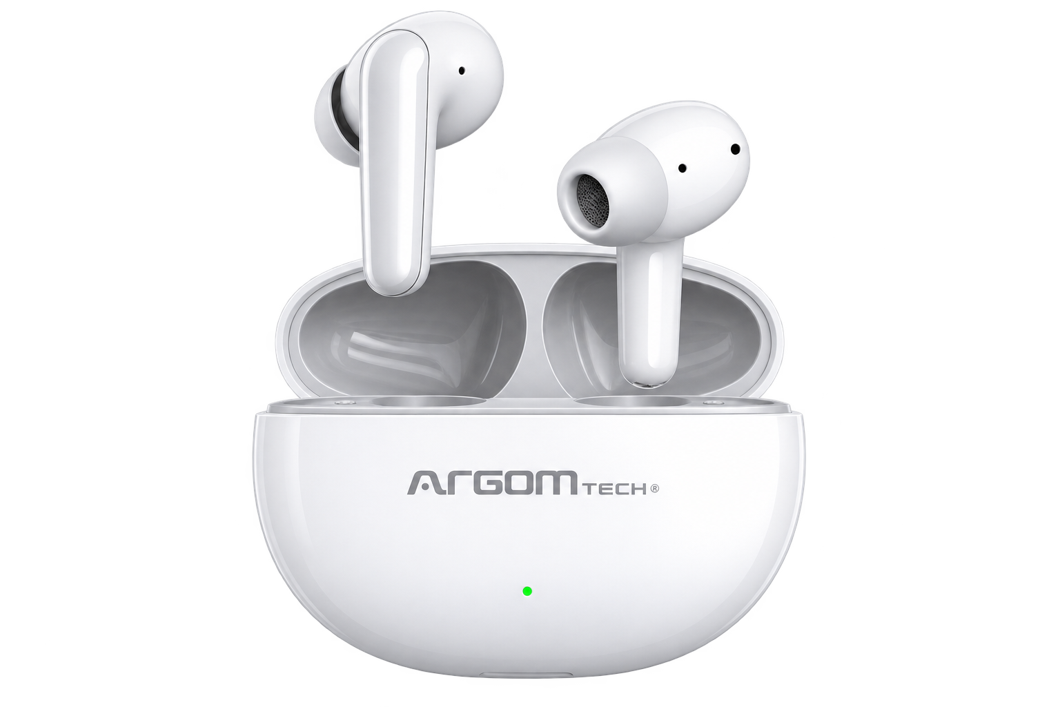 SKEIPODS E21 - ACTIVE Noise Canceling- 2C FAST Charging - Multi-Point Connection - Quad Microphones - 28H - Low Latency Gaming Mode - IPX5 Water Resistant -Type-C / White