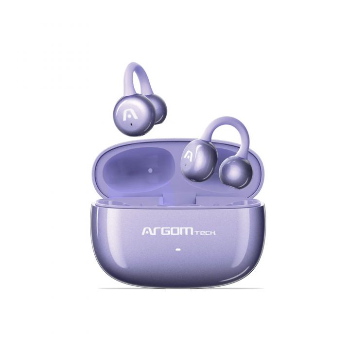 SKEIPODS E40- OPEN-EAR Clip-On Design for Total Awareness - ENC Noise Canceling- 2C FAST Charging - 25H Battery Life - Sport-Ready: IPX4 Water Resistant - Secure & Comfortable: Ultra-Soft Silicone Hoo