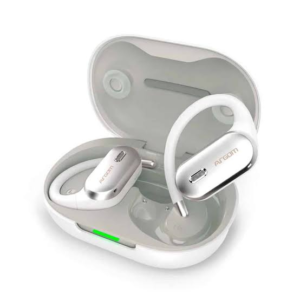 SKEIPODS E90- OPEN-EAR Design for Total Awareness - ENC Noise Canceling- 2C FAST Charging - 28H Battery Life - Sport-Ready: IPX5 Water Resistant - Secure & Comfortable: Ultra-Soft Silicone Hooks - Typ