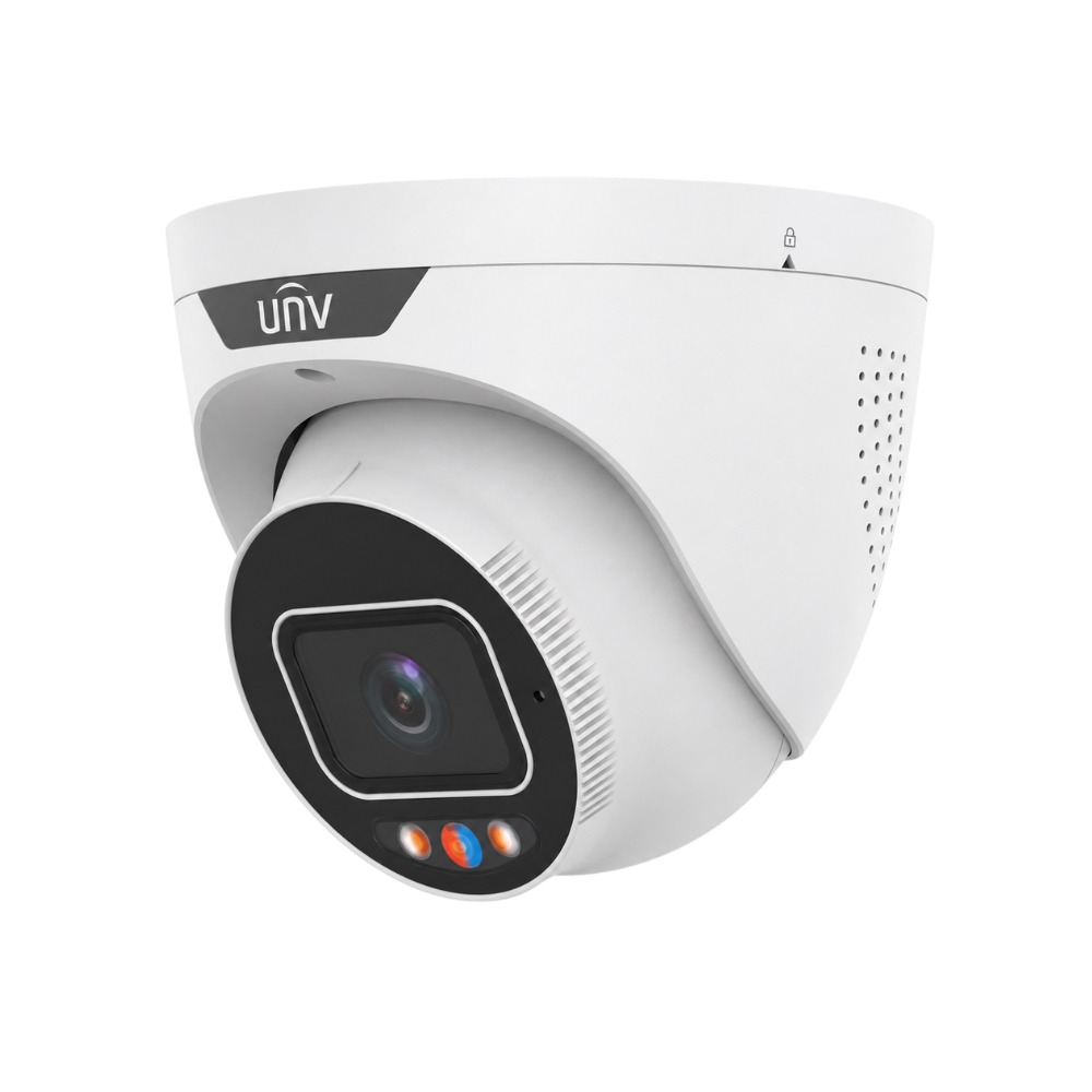 UNIVIEW 8MP Tri-Guard Fixed Dual-light Turret Network Camera - Imagen 2
