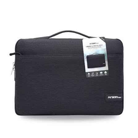 Urban Laptop Sleeve -For 13" to 14.2" Notebooks - Water-resistant, Shockproof Sponge padding an all borders for corner protection & a Soft Internal Cushion. External zippered compartment for additiona