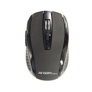 Ratón Inalámbrico Optico Argom 2.4GHz 800/1600 dpi Negro