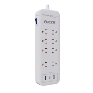 Forza - Surge protector - AC 110/220 V - 8 Tomas de Corriente - USB A+C FSP-821USBC