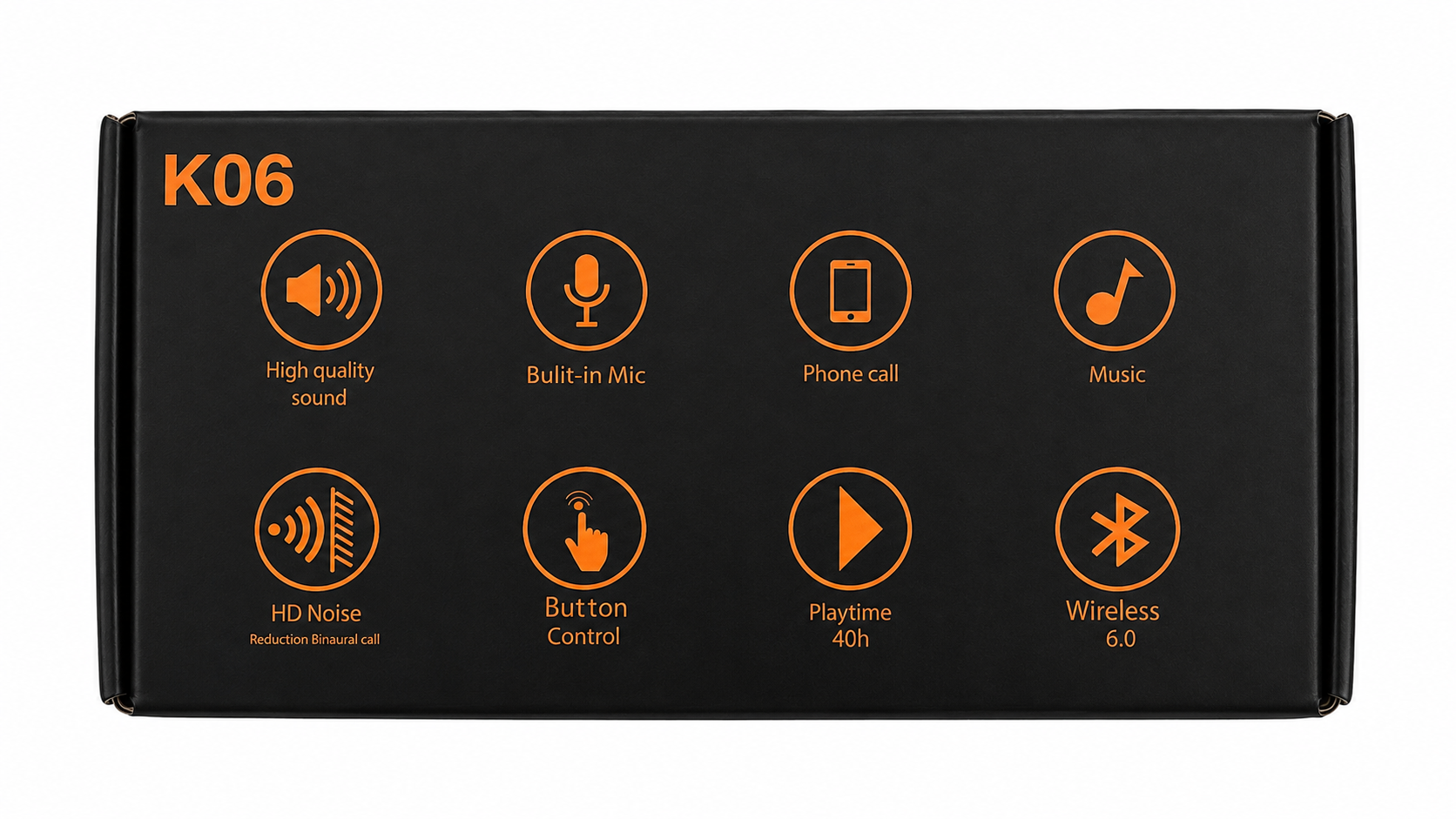 Intercomunicador Bluetooth para Casco K06 Wireless 6.0 con Micrófono y Control Multimedia - Imagen 3