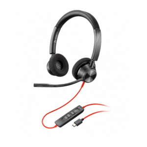 HP POLY BLACKWIRE 3320 STEREO MICROSOFT TEAMS CERTIFIED USB-C HEADSET +USB-C/A ADAPTER