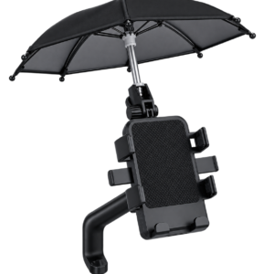 Soporte Universal para Celular con Sombrilla para Bicicleta y Moto – Rotación 360°