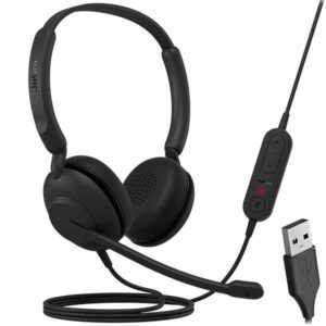 Jabra Evolve - 10 - Handset - USB-A - Leatherettes - Negro - 2699-820-109