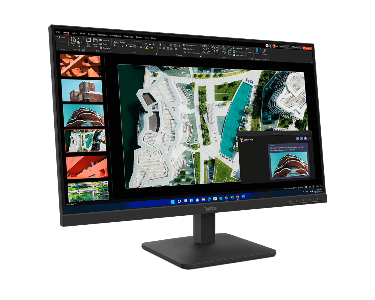 Lenovo ThinkVision S27-4e - 27" - 1920 x 1080 - HDMI / VGA - 100Hz - Imagen 3