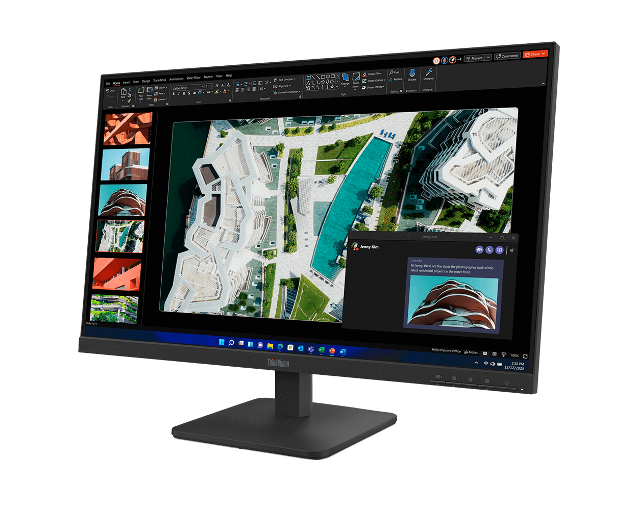 Lenovo ThinkVision S27-4e - 27" - 1920 x 1080 - HDMI / VGA - 100Hz - Imagen 2
