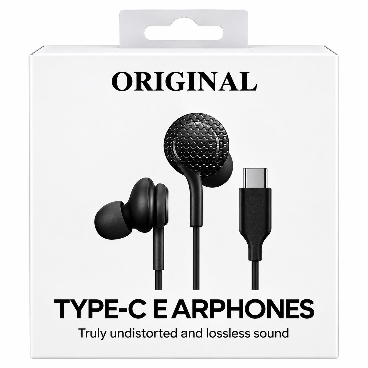 Audífonos Alámbricos USB-C Type-C In-Ear con Sonido Estéreo – Negro - Imagen 2