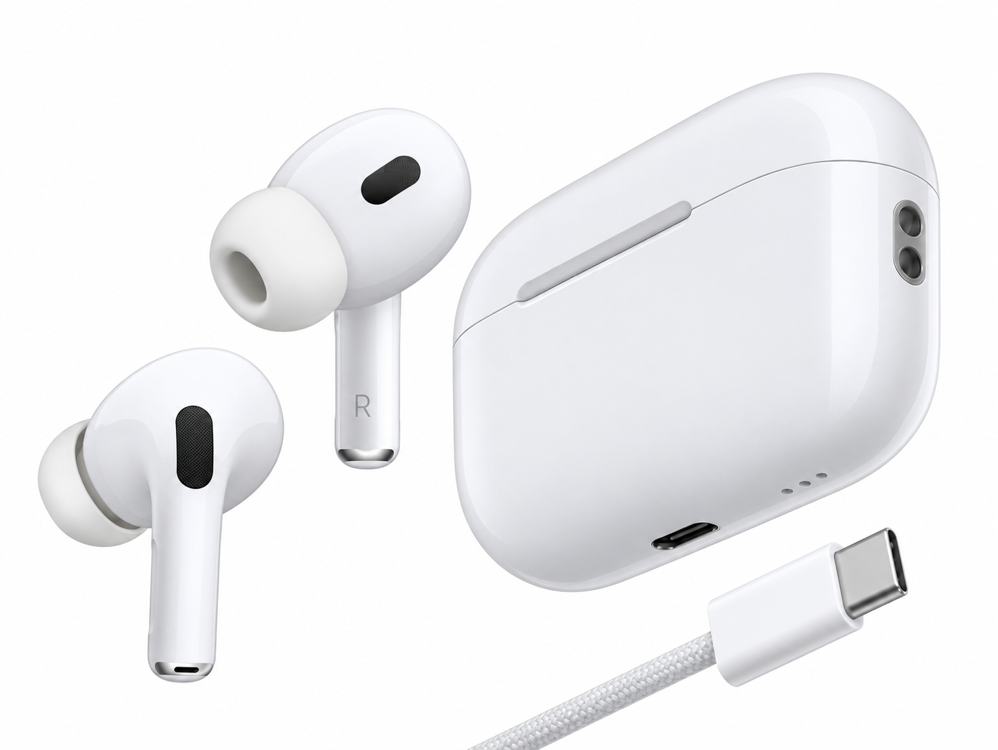 Audífonos Inalámbricos Bluetooth Pro 2 Lite con Estuche de Carga Magnética USB-C