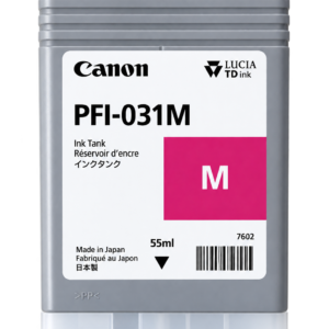 CANON PFI-031M TANQUE DE TINTA PIGMENTADA MAGENTA 55ML PARA IMAGEPROGRAF TM-240 6265C001AA