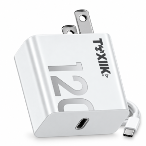 Cargador de Pared TOXIIK TOK-2604C 120W PD USB-C + Cable USB-C – Carga Rápida