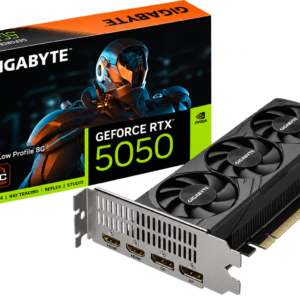 GIGABYTE GeForce RTX 5050 OC Low Profile 8G – 8GB GDDR6 – PCIe 5.0 – GV-N5050OC-8GL