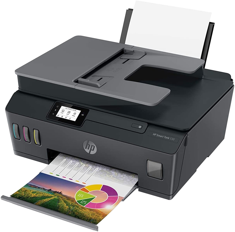 HP Smart Tank 530 - Impresora multifunción - color - chorro de tinta - Legal (216 x 356 mm) (original) - A4/Legal (material) - hasta 10 ppm (copiando) - hasta 11 ppm (impresión) - 100 hojas - USB 2.0, - Imagen 2