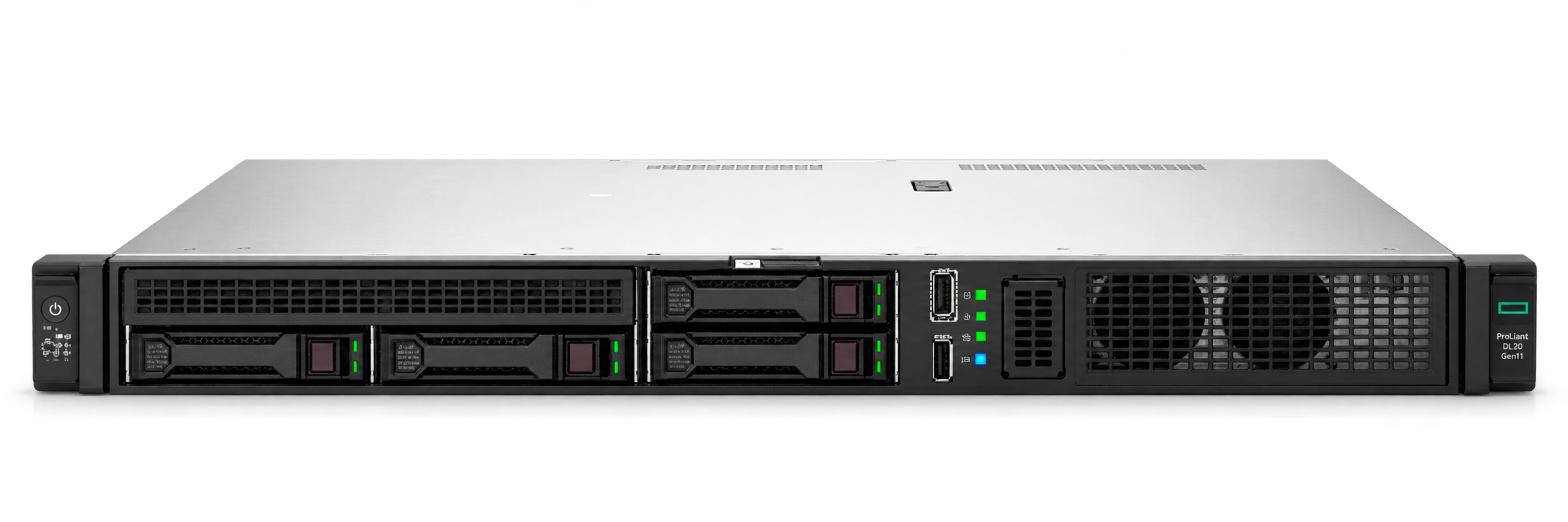 HPE ProLiant DL20 Gen11 – Intel Xeon 6325P – 32GB DDR5 – 2×480GB SSD – 4SFF – P86721-DM5 - Imagen 2
