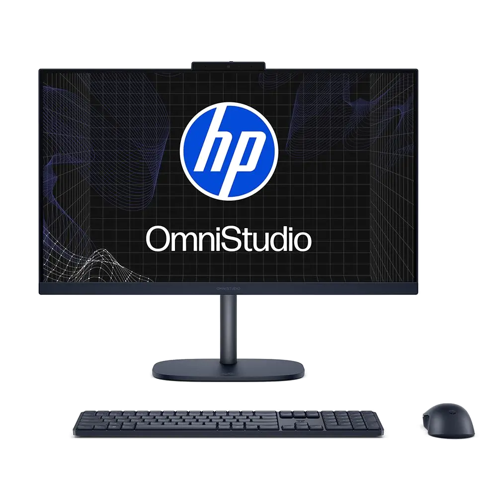 HP - All-in-one - AMD Ryzen 5 40 / 4.8 GHz - DDR5 SDRAM - 512 GB HDD - 23.8" - Integrated graphics - Windows 11 Home - Blue