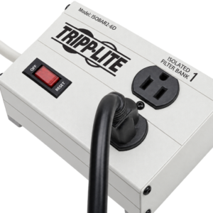 ISOBAR 2-OUTLET SURGE PROTECTOR, 6 FT. CORD WITH RIGHT-ANGLE PLUG, 1410 JOULES (IBAR2-6D)