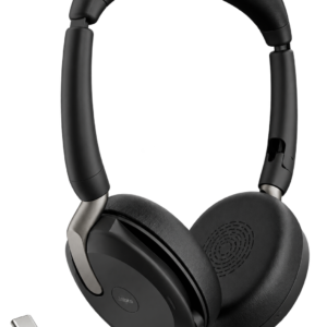 Jabra Evolve2 65 Flex UC Stereo – Headset Inalámbrico Bluetooth con ANC