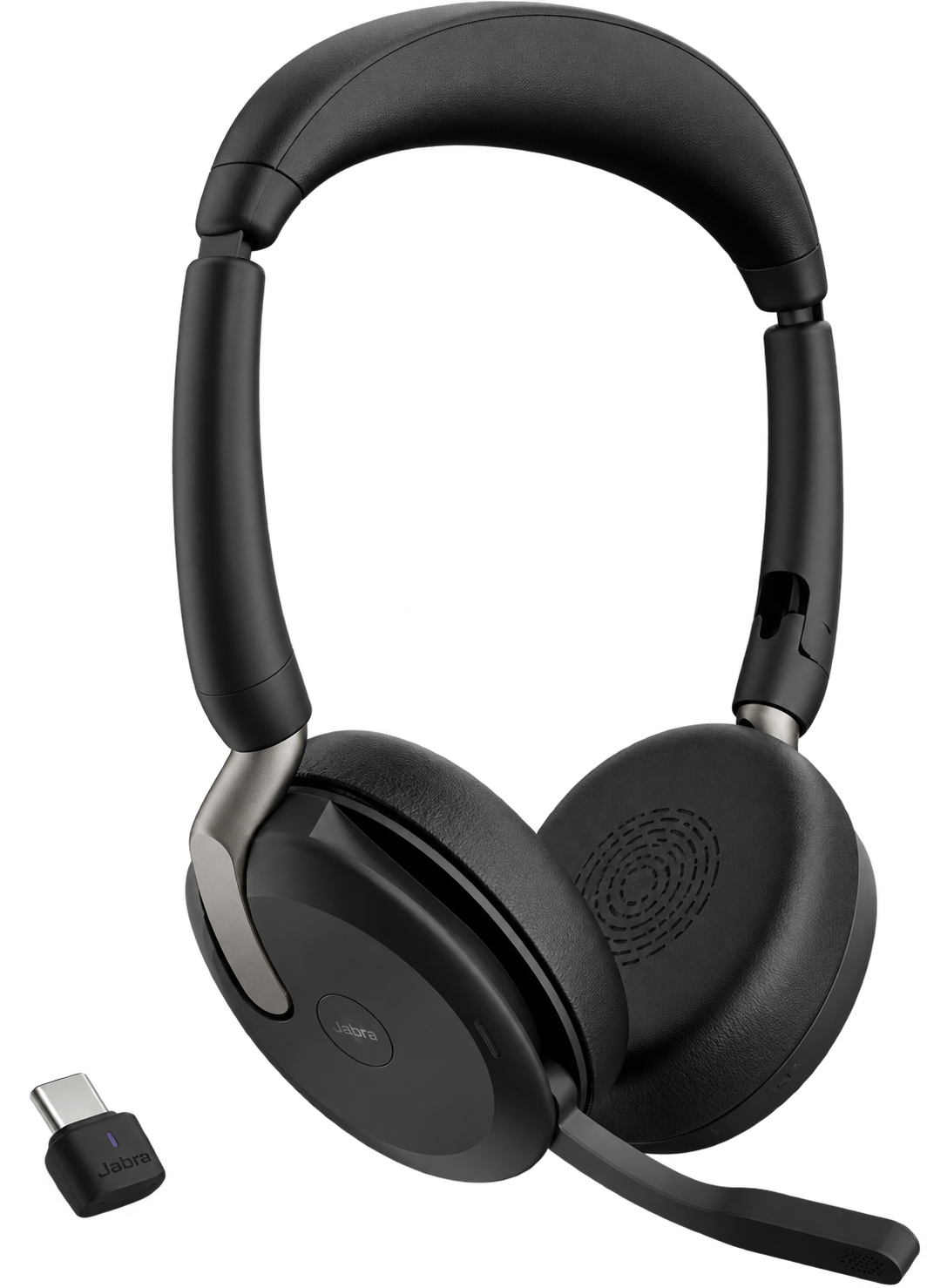 Jabra Evolve2 65 Flex UC Stereo – Headset Inalámbrico Bluetooth con ANC