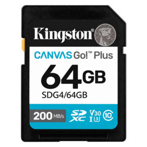 Kingston - Flash memory card - SDXC Canvas - 64GB SDXC Canvas Go Plus Gen4