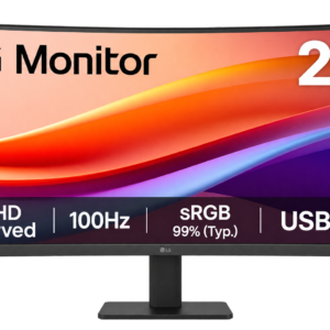LG Monitor 27U421A-B - Curved Screen - 27" - 1980 x 1080 - VA - HDMI / USB-C - Black