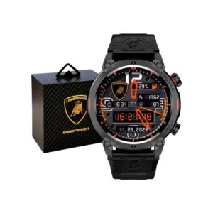 Lamborghini Aventador Ultimae Nero – Smartwatch 1.39" – Bluetooth 5.3 – IP67 – LB-SW-ULTIMA