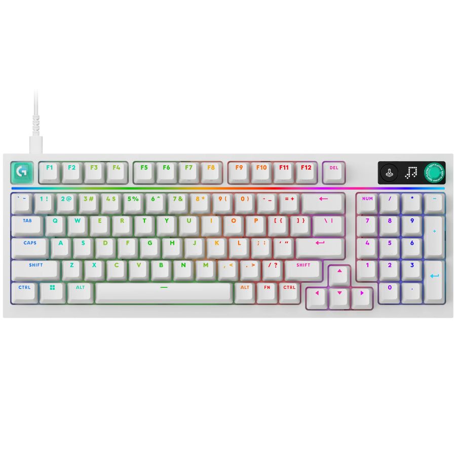 Logitech - Keyboard - Gamer G316 X 98 Blanco Ingles