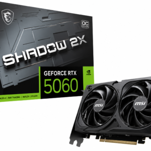 MSI GeForce RTX 5060 8G SHADOW 2X OC – Tarjeta Gráfica 8GB GDDR7