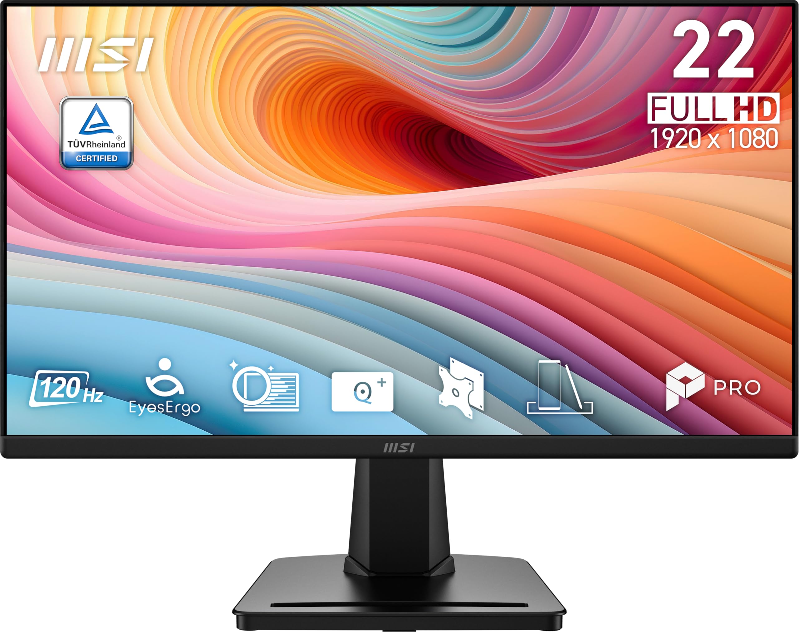 MSI PRO MP225 E12VL – Monitor 22" VA Full HD – 120Hz – 1ms