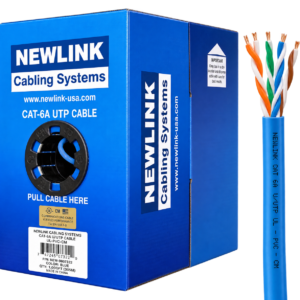 NEWLINK CABLE CAT6A U/UTP 23AWG UL PVC CM AZUL 1000FT NEW-9807322