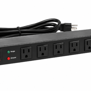 Newlink NEW-0516208 – Regleta / PDU de 8 Tomas con Protección contra Sobretensiones – Rack 19"