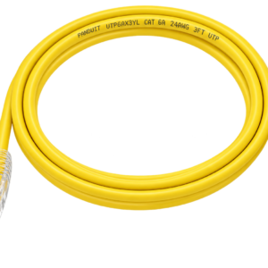 Panduit UTP6AX3YL – Cable Patch Cord Cat 6A UTP 3 pies – Amarillo