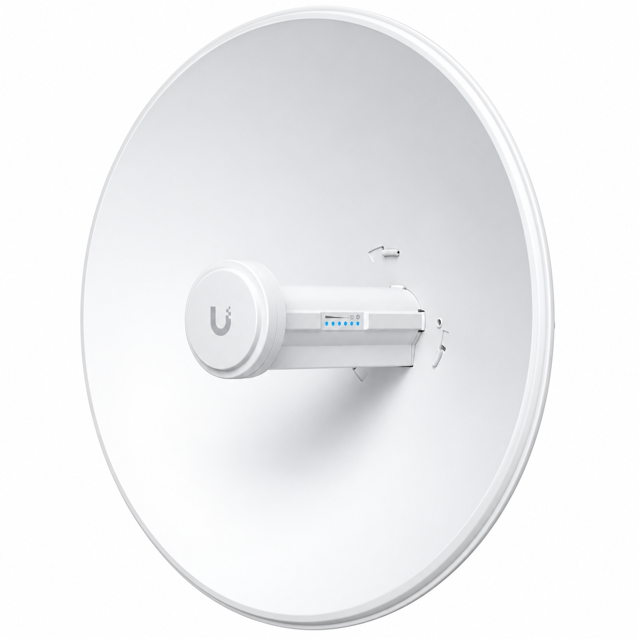 Ubiquiti PowerBeam 5AC Gen2 PBE-5AC-GEN2 – Puente Inalámbrico de 5 GHz, Antena de 25 dBi, airMAX AC y Gigabit Ethernet