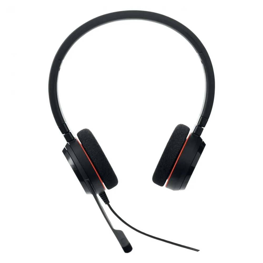 Jabra Evolve 20 Duo UC – Auriculares Profesionales Estéreo USB-C/USB-A con Micrófono de Cancelación de Ruido – 4999-829-269 - Imagen 2
